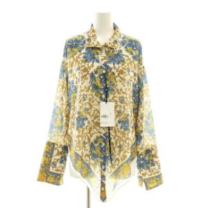 25AW DAQHNE SCARF SHIRT シャツ ブラウス 総柄 F ベージュ マルチカラー /CX