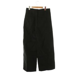 MACPHEE 25SS リネンレーヨンツイル タックワイドパンツ 38 ブラック 12-04-52-04303 /CX