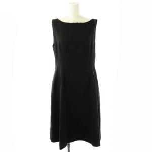 39713 マグノリア ノースリーブワンピース 42 ブラック