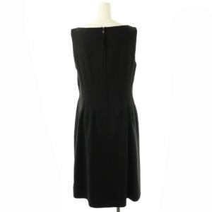 FOXEY 39713 マグノリア ノースリーブワンピース 42 ブラック