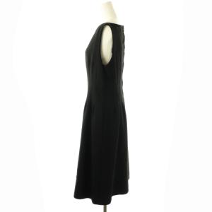 FOXEY 39713 マグノリア ノースリーブワンピース 42 ブラック