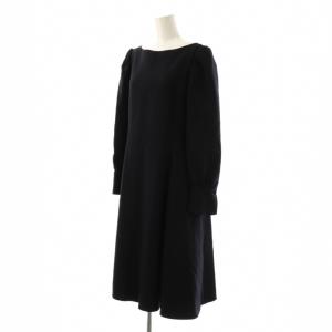FOXEY 42436 Camille Dress ワンピース ウール 40 ネイビー