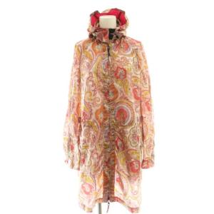 ペイズリー柄 ナイロン フードコート 42 マルチカラー /DF OS