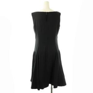 FOXEY ノースリーブワンピース 42 ネイビー 37626