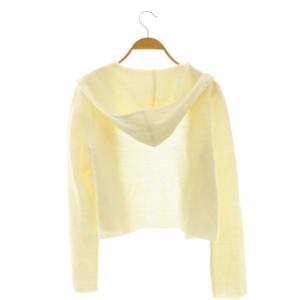 FOXEY HOODIE LINEN カーディガン アイボリー 39484