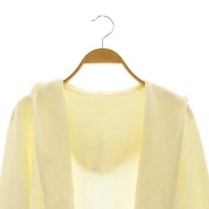 FOXEY HOODIE LINEN カーディガン アイボリー 39484