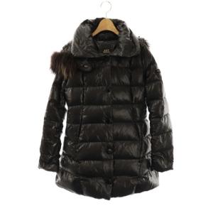 ポーランドラクーンファーダウンコート アウター 2 黒 /NR OS