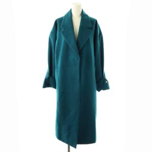 ウール チェスターコート ロング アウター 3 ブルー /DF OS