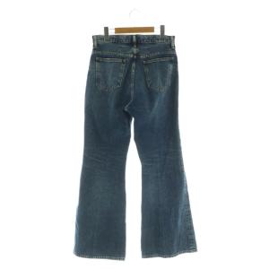 Plage セイヒンカコウセンタープレスデニムパンツ ジーンズ フレア 40 ネイビー /MY OS