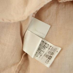 GALLARDAGALANTE 24SS リネンウエストシェイプブラウス 半袖 F ピンク /MY OS