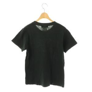 HYSTERIC GLAMOUR ガールプリントTシャツ カットソー 半袖 F ブラック /DF OS