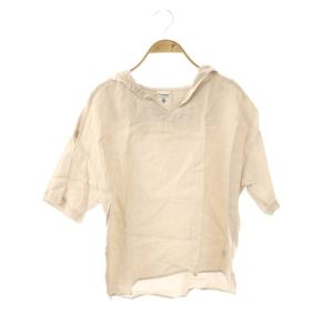 リネン 半袖カットソー プルオーバー 1 ベージュ /HK OS