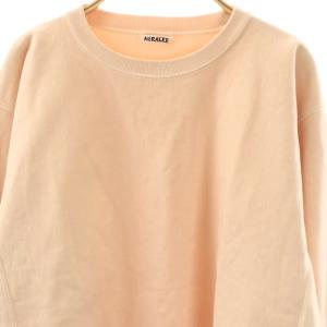AURALEE 23AW SUPER MILLED SWEAT P/O スウェット トレーナー 3 ライトピンク /CX