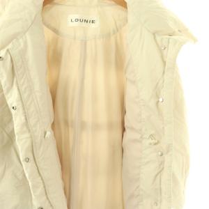 LOUNIE ジップ中綿コート 36 ライトベージュ /DO OS