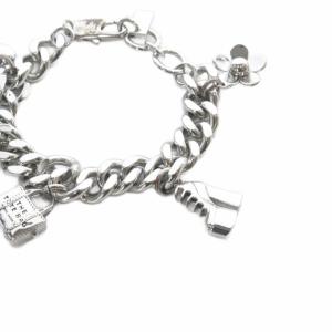 MARC JACOBS THE MINI ICON CHARM BRACELET ブレスレット シルバー色 /SR