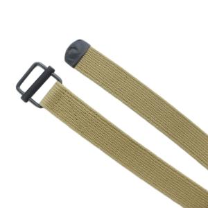 MHL. NARROW MILITARY BELT ナローミリタリー ベルト カーキ /RI OS