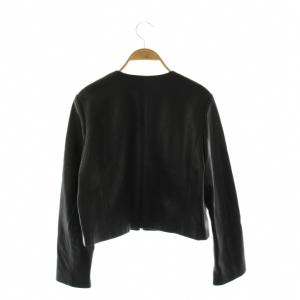 CELFORD 23AW フェイクレザージャケット ノーカラー 36 ブラック /HK OS
