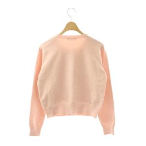 CELFORD 24AW ツイードドッキングニットカーディガン 切替 36 ピンク /HK OS