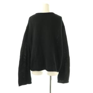 L'Appartement 24SS Cotton 3G Vneck Knit ニット セーター プルオーバー ブラック /CX OS