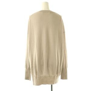 L'Appartement SIDE SLIT KNIT ニット セーター プルオーバー ウール グレージュ /CX OS