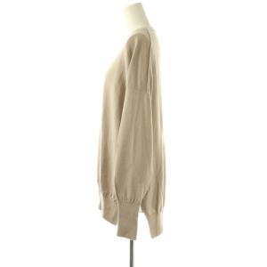 L'Appartement SIDE SLIT KNIT ニット セーター プルオーバー ウール グレージュ /CX OS