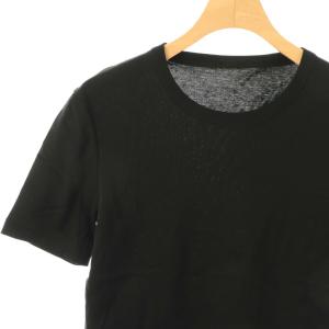 MUSE de Deuxieme Classe 24SS GIZAフライスTシャツ カットソー コットン 黒 /CX OS