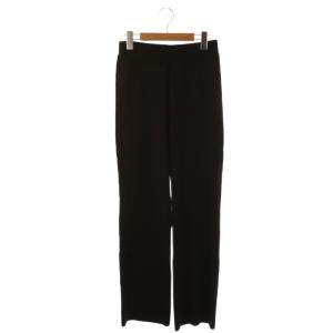 New Knit パンツ リブニットパンツ イージーパンツ 34 ダークブラウン /DF OS