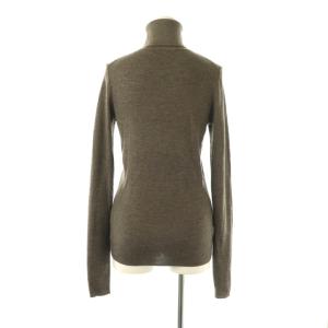 L'Appartement リブタートルネック ニット セーター プルオーバー ウール グレージュ /CX OS