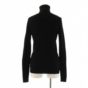 L'Appartement リブタートルネック ニット セーター 長袖 ブラック /HK OS