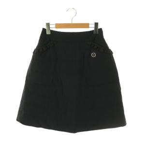 ダウンスカート 台形 ミニ 38 ネイビー /HK OS