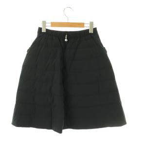 M'S GRACY ダウンスカート 台形 ミニ 38 ネイビー /HK OS