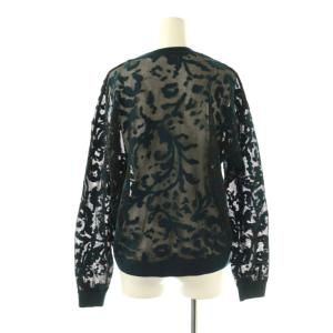 Ameri VINTAGE アメリ AMERI DEVORER FLOWER SHEER TOP ニット プルオーバー シアー F