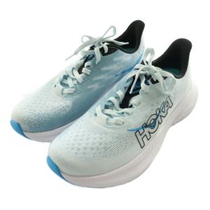 HOKA ONE ONE MACH 6 スニーカー US7.5 24.5cm 水色 ライトブルー 白 ホワイト 1147810 /SS