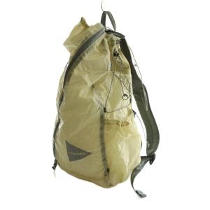 and wander シル デイパック SIL DAYPACK リュックサック ベージュ グレー /SS OS