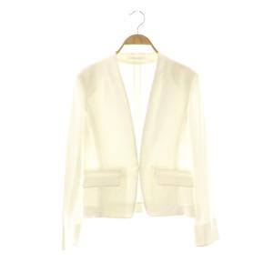 ハイツイストジャケット ノーカラージャケット 38 ホワイト /ES OS