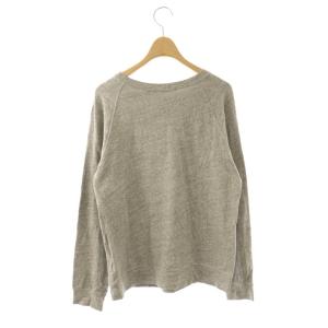 Framework 23AW NEWスラブベアテンプルオーバー カットソー グレー /DO OS