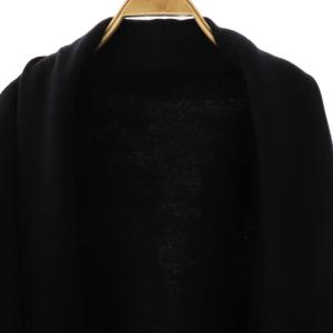 MUSE de Deuxieme Classe 23AW SMOOTH KNIT GOWN MIDI ニットコート ウール ネイビー /DF OS