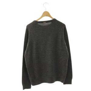 MUSE de Deuxieme Classe WISH クルーネックプルオーバーニット セーター ウール グレー /DO OS