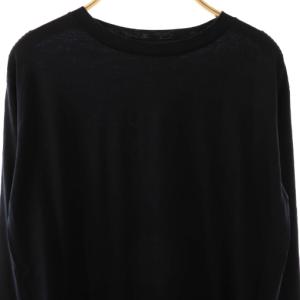 MUSE de Deuxieme Classe Primewool jersey カットソー 長袖 ネイビー /HK OS