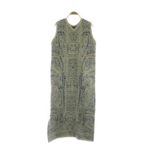 Ameri VINTAGE 25SS ASMEE 2WAY I LINE KNIT DRESS ニットワンピース ロング ノースリーブ