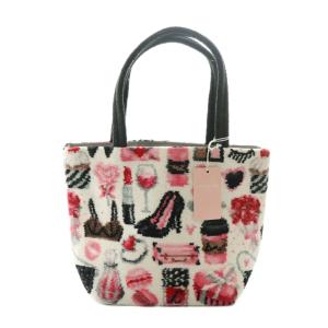 ラブラリーバイ ラブユーソーマッチ! バッグ ハンド ピンク 黒 ブラック 白 ホワイト /AQ OS