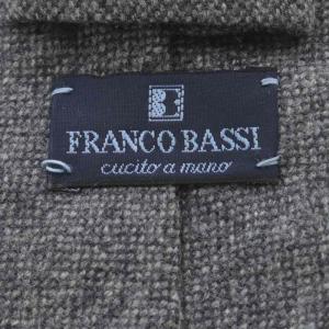 FRANCO BASSI ネクタイ ウール グレー /YO22 SH