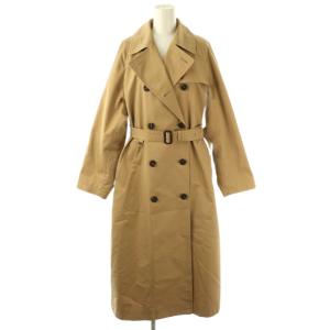 ハイカウントギャバトレンチコート スプリングコート 38 ベージュ /DF OS