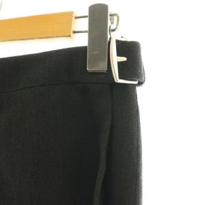 HERMES マルジェラ期 ウール スカート 34 チャコール