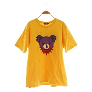 HYS DEAD BEAR Tシャツ 半袖 プリント M イエロー /MY OS