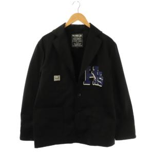 HYS COLLEGE カバーオールジャケット L ブラック ネイビー ホワイト /DO OS