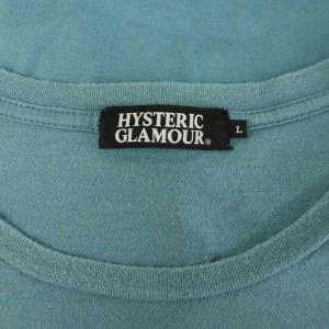 HYSTERIC GLAMOUR プリントTシャツ 半袖 L ブルー /MY OS