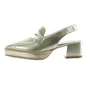 Ameri VINTAGE SQUARE LOAFER SANDALS ローファーサンダル スクエアトゥ チャンキーヒール L 24.5-25.0cm
