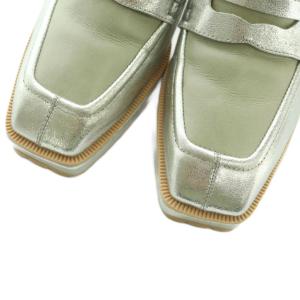 Ameri VINTAGE SQUARE LOAFER SANDALS ローファーサンダル スクエアトゥ チャンキーヒール L 24.5-25.0cm
