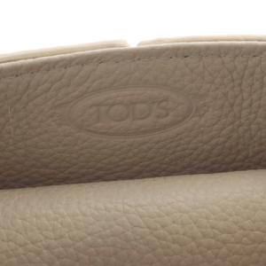 TOD'S シャツバッグ ショッピングスモール 2way レザー ベージュ